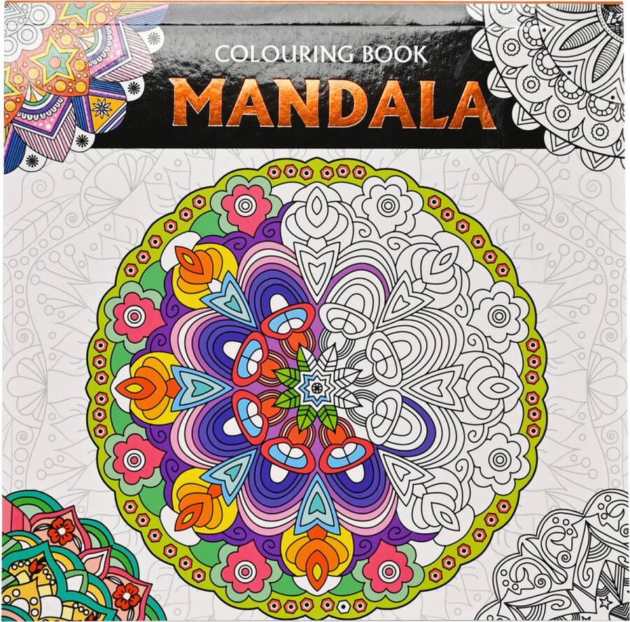 Mandala kleurboek Oranje