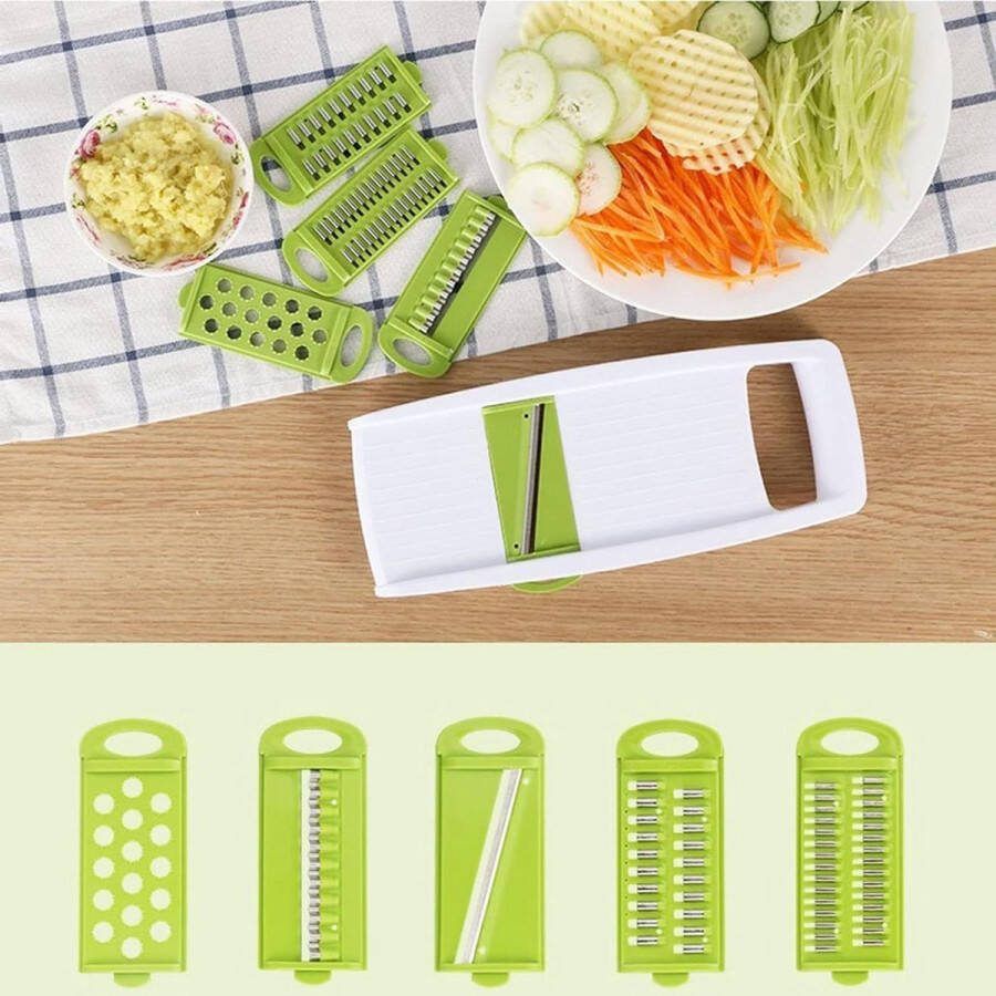 Mandoline 5 in 1 Slicer Set Aardappel Chip en Groente Snijder