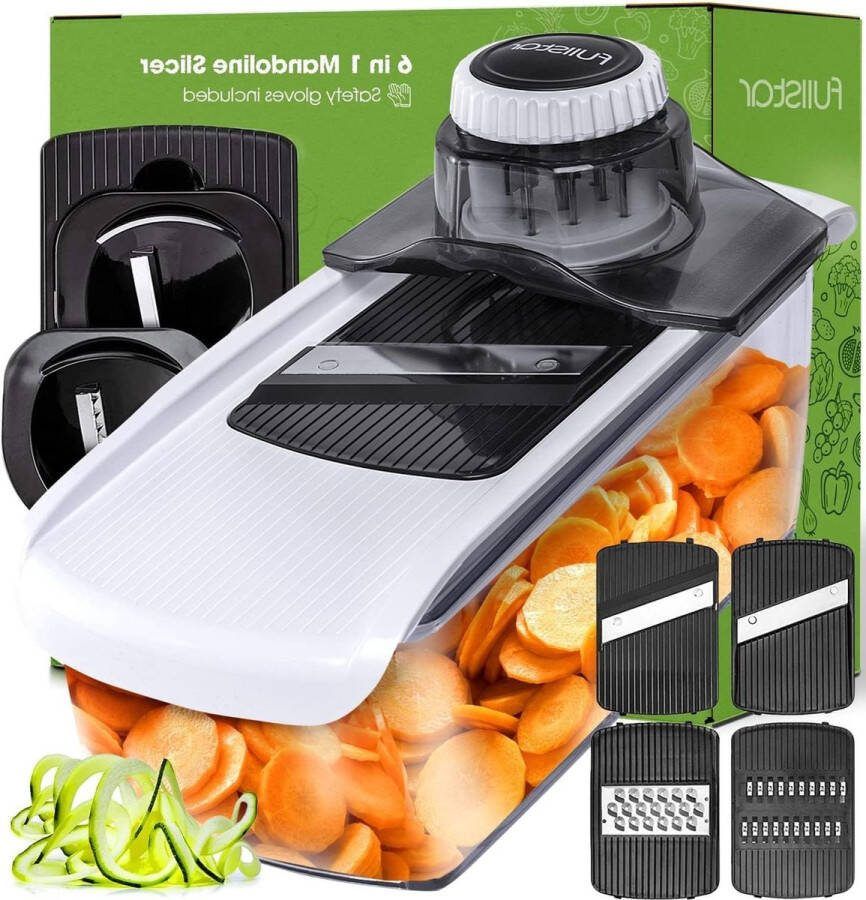 Mandoline Professionele Plantaardige Snijmachine Spiraalsnijder Aardappelsnijmachine Voedsel Snijmachine Kaas Snijmachine Kaasrasp