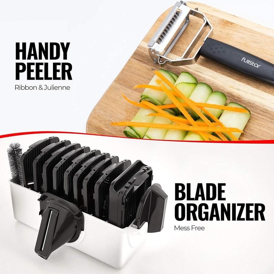 Mandoline Snijder 11-in-1 Professionele Plantaardige Snijmachine Handmatige Keuken Snijder Kaasrasp Julienne Zester Sapcentrifuge Eisnijder Eierscheider Dunschiller