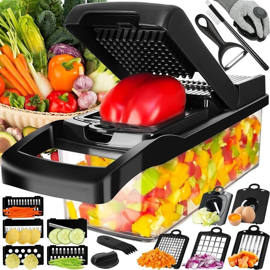 Mandoline snijder multifunctioneel groentesnijder hakmolen roestvrij staal