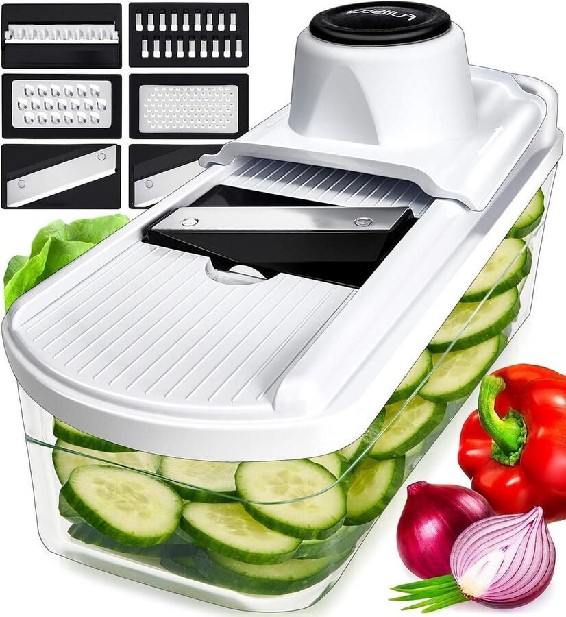 Fullstar Mandoline Snijmachine Plantaardige Rasp en Voedselsnijder Aardappelsnijmachine Veggie Snijmachines Fruit Slicer