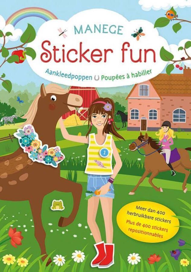 Manege Sticker Fun Aankleedpoppen Manege Sticker Fun Poupées à habiller