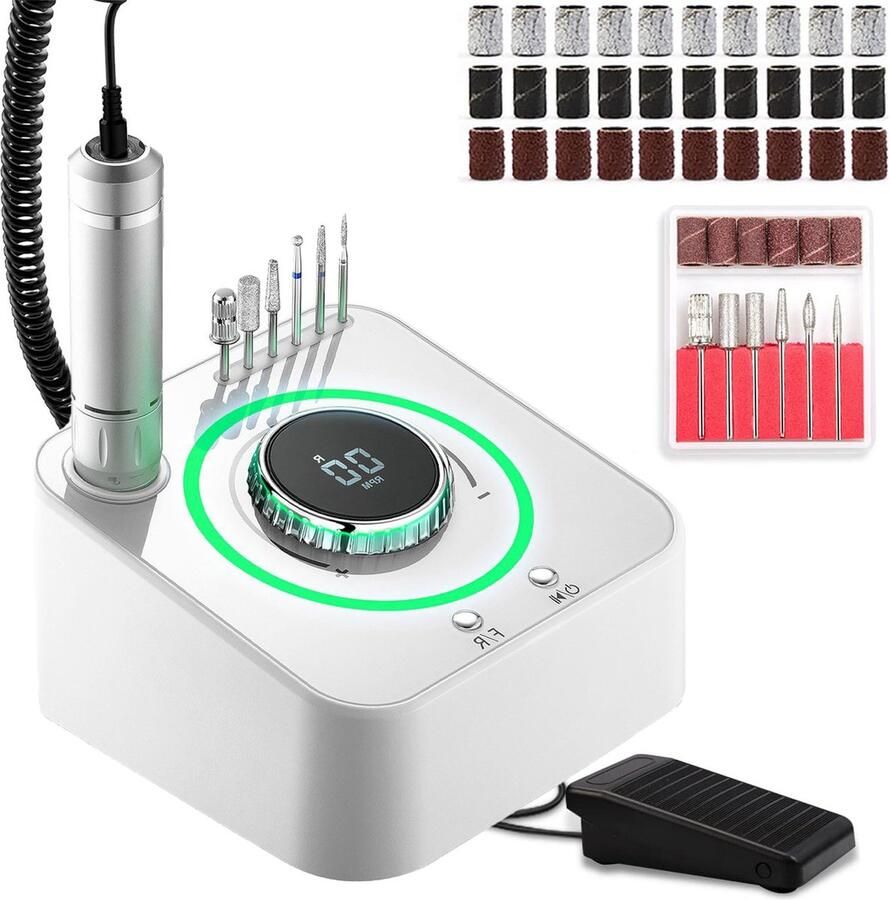 Manicure-pedicure set Nagelvijl Elektrische Nagelfrees Frees voor Gelnagels Manicureset Freesmachine Voetverzorgingsapparaten Nagels Nail Drill Machine Nagelmachine