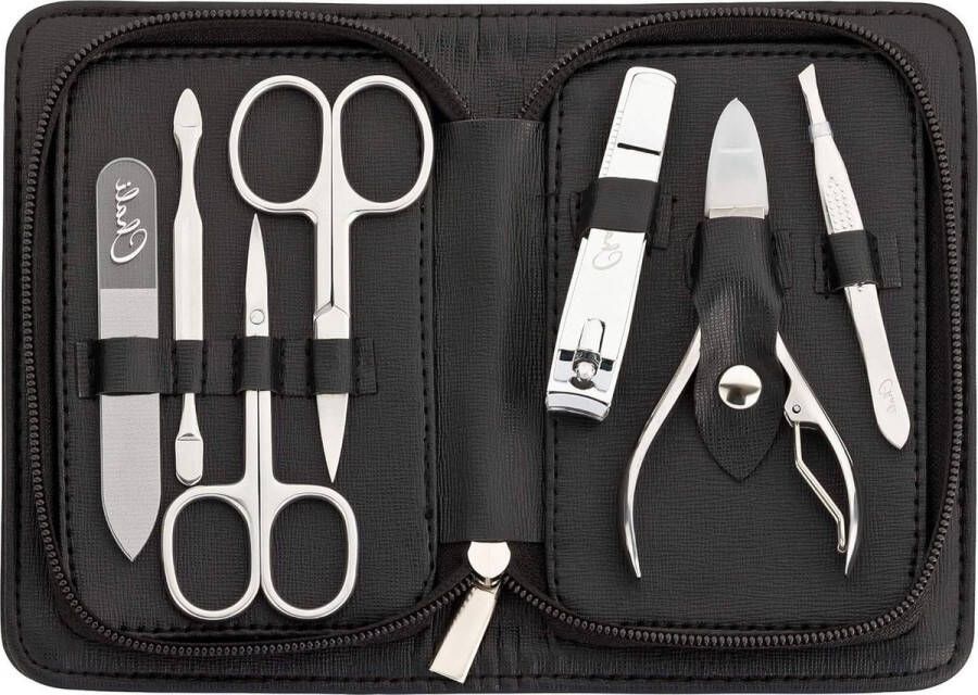 Manicure set Manicureset 7-delig RVS Nagel Set Glazen Nagelvijl Nagelschaar Nagelknipper Nageltang en veel meer
