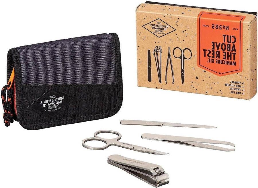 Manicure set Manicureset Navy blauw met opbergzakje