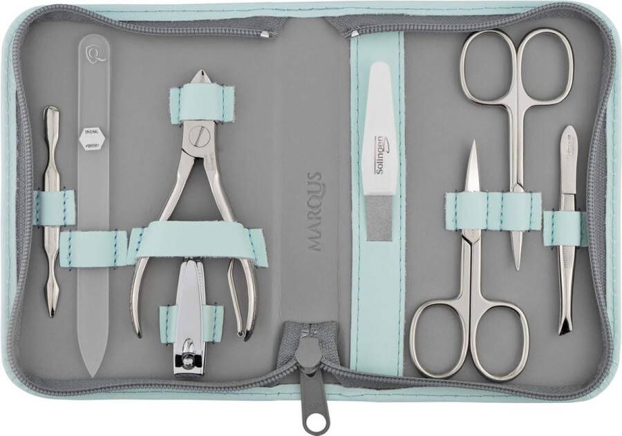 Manicuresets voor dames & heren set van 8 stuks. Inclusief nagelknipper en glazen nagelvijl – Manicure set Pedicure Kit- Voor natuurlijke gelakte en geverfde nagels