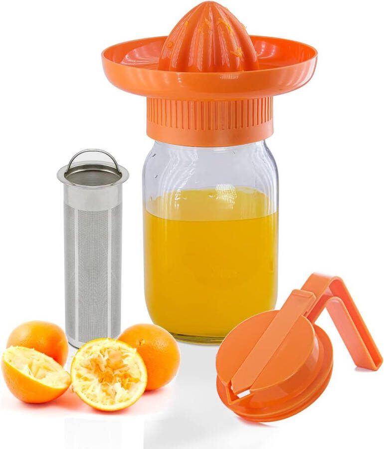 Handmatige citroenpers citruspers 2-in-1 limoenpers koffiemaker voor koude brouwen