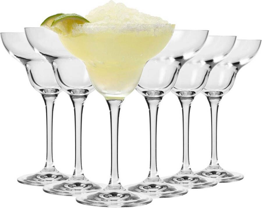 Margarita Cocktailglazen Set van 6 270 ml Avant-Garde Collectie Perfect voor Thuis Restaurants en Feesten Vaatwasser Bestendig