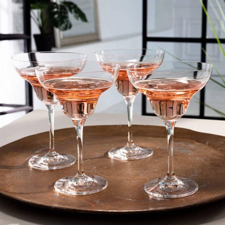 Margarita Cocktailglazen Set van 6 270 ml Collectie Perfect voor Thuis Restaurants en Feesten Vaatwasser Bestendig