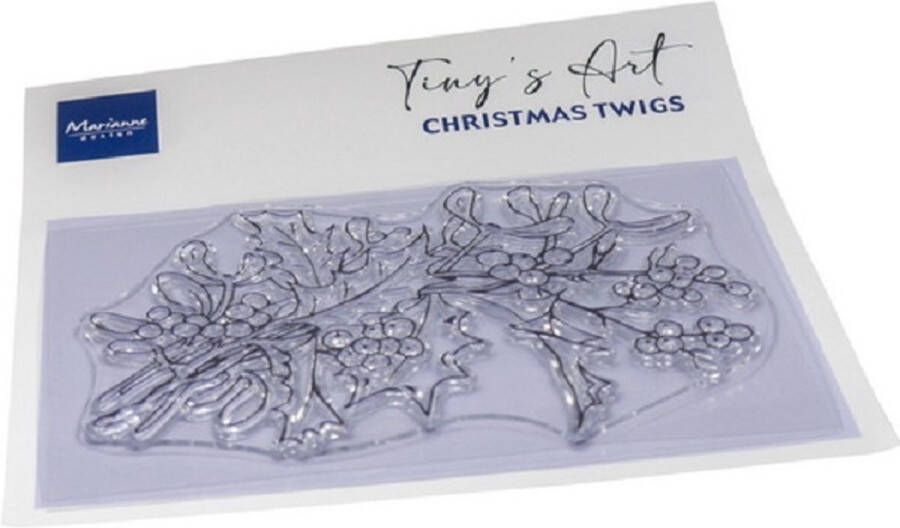 Marianne D Clear Stamps Tiny's Art Kersttakken TC0918 130x85mm (10-23)