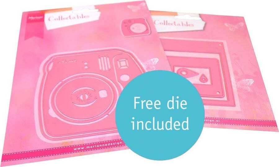 Marianne Design Collectables Snij en Embosstencil Instant Camera