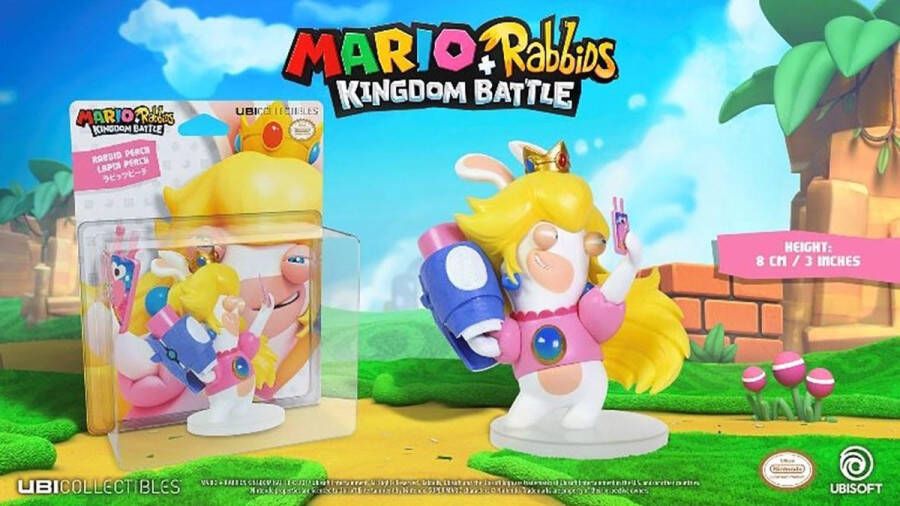 Merkloos Sans marque Mario + Rabbids Kingdom Battle Rabbid Peach 3-inch Figurine