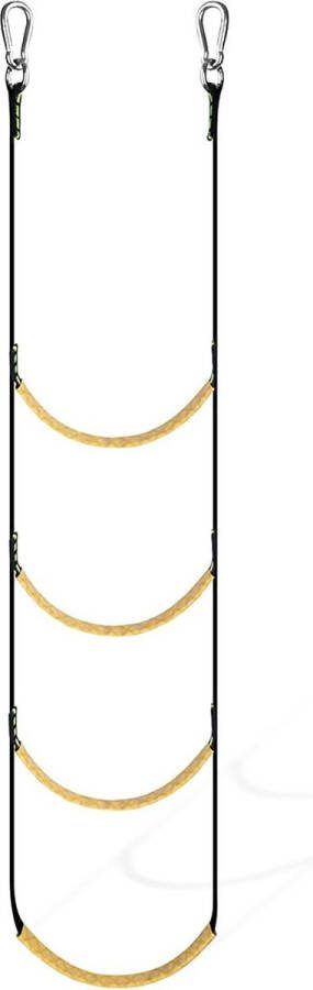 Maritieme touwladder nylon boottouwladder draagbare boottouwladder zware touwladder voor boten opblaasbare boot kajak motorboot kano (4 stappen)