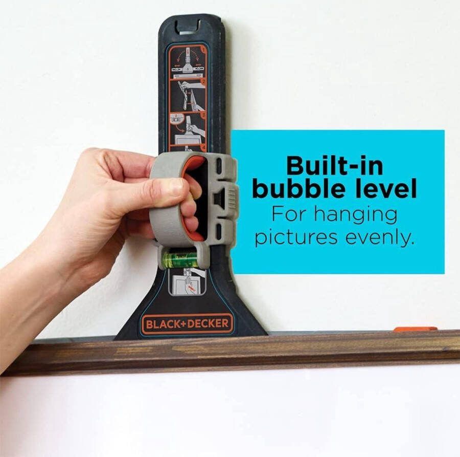 MarkIT Photo Hanging Tool Kit Hangset voor fotolijsten met waterpas