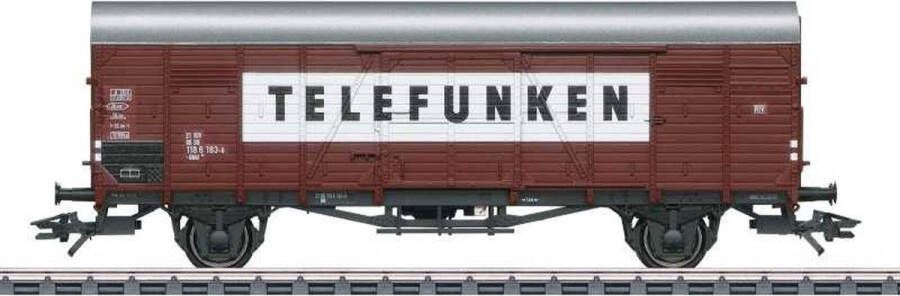 Marklin 46169 DB H0 Gesloten goederenwagen type Gbkl TELEFUNKEN Schaalmodel Modeltrein