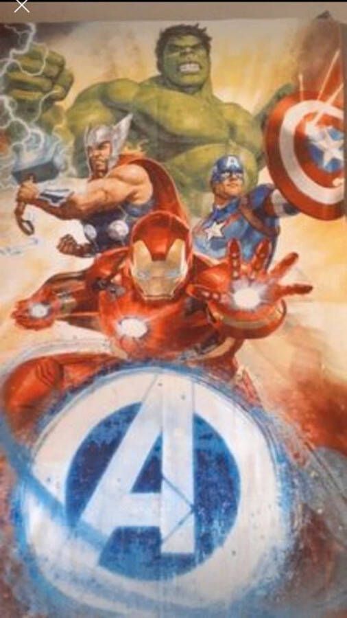 Marvel Avengers strandlaken velours 70 x 140 cm