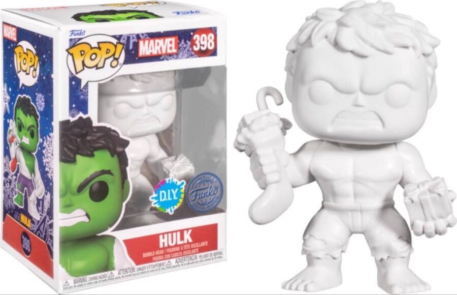 Funko MARVEL POP N° 398 Holiday Hulk DIY