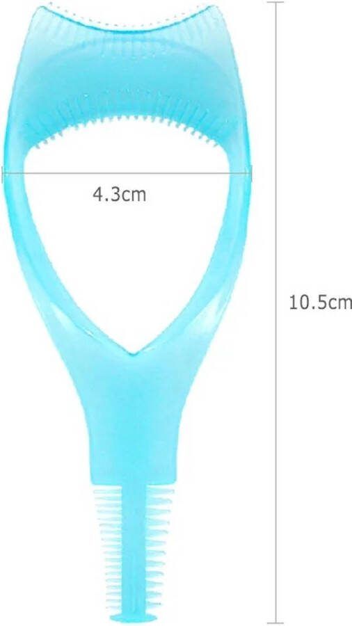 Mascara 3 in 1 Hulpmiddel Make up Hulpmiddel Blauwe Mascara Hulp Make-up Accessories Mascara Borstel