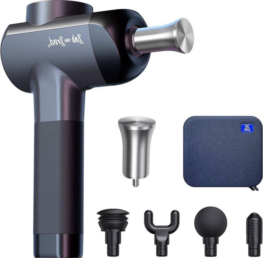 Massage gun Diepe weefsel spiermassage X6 Pro stil elektrisch massageapparaat met 5 koppen Atleten Spier Ontspanning Percussie spiermassageapparaat massage gun