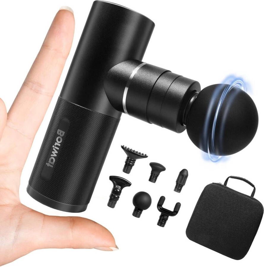 Massage gun draagbaar spiermassagegeweer diepe weefsel percussiemassager oplaadbaar via USB draagtas lichtgewicht Geschenken voor dames en heren massage gun