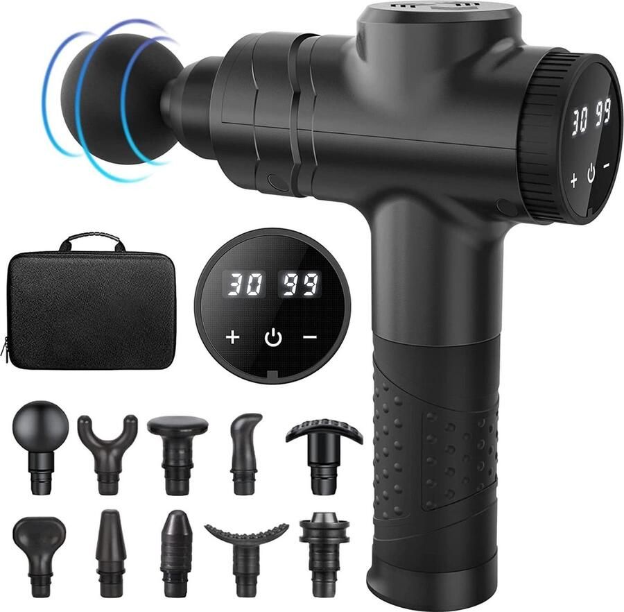 Massage gun Massage apparaat Professioneel Massagegun Must have voor iedereen!