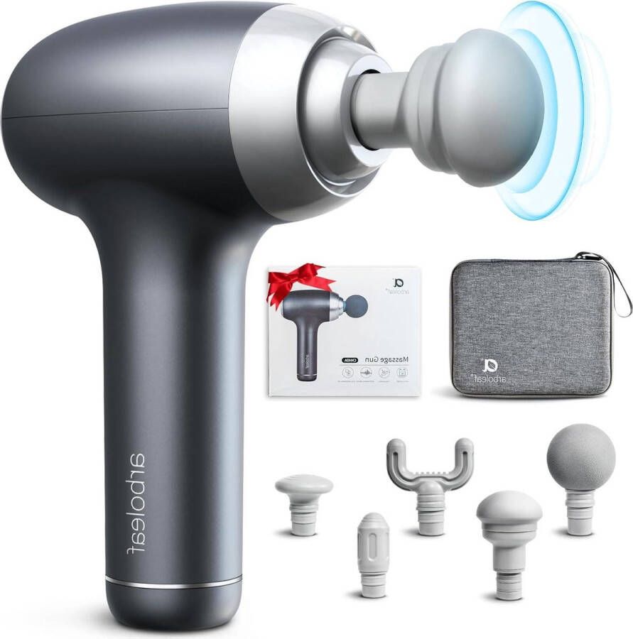 Massage Pistool Krachtig voor Diepe Weefsels met Koffer Snelheden Percussiemassage Draagbaar Elektrisch Handmassageapparaat voor Pijnverlichting Geschenken voor Mannen