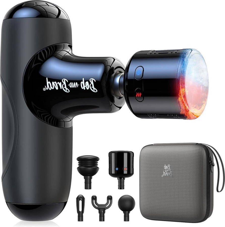 Massage Pistool Q2 Pro Met Warmte Koude Diepe Weefselmassage Ultrasilencieze Draagbaar Percussion Pijnverlichting Herstel