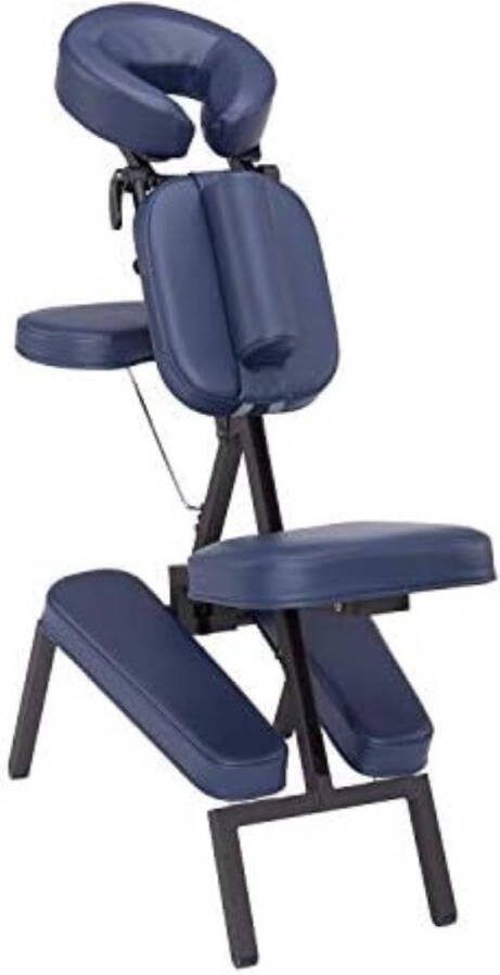 Massage stoel Massage stoel inklapbaar Massagestoel inklapbaar Massagestoel draagbaar 100 x 52 x 26 cm Donkerblauw