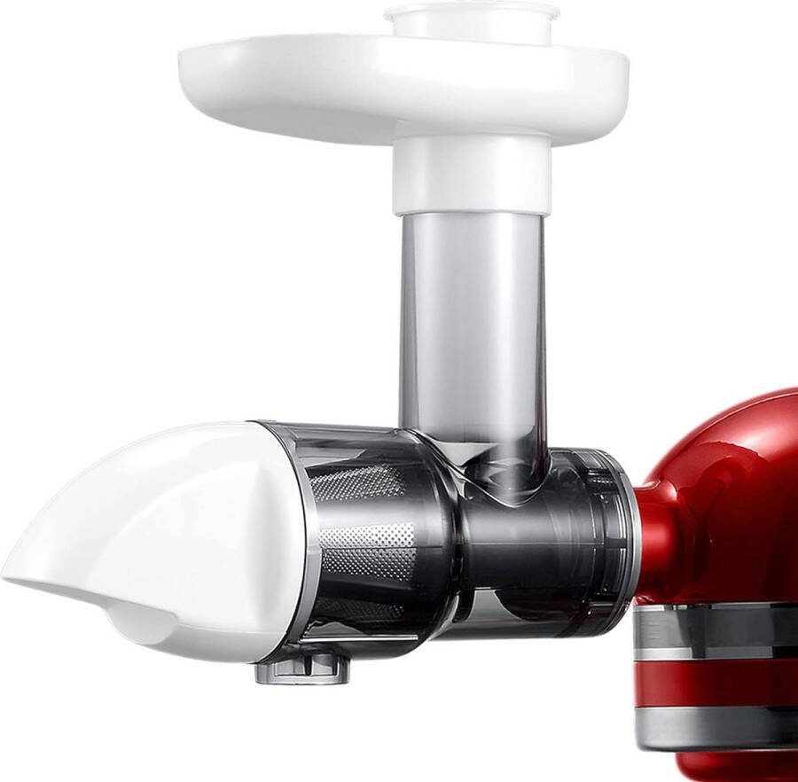 Masticating Juicer Attachment for KitchenAid Standing Mixers White