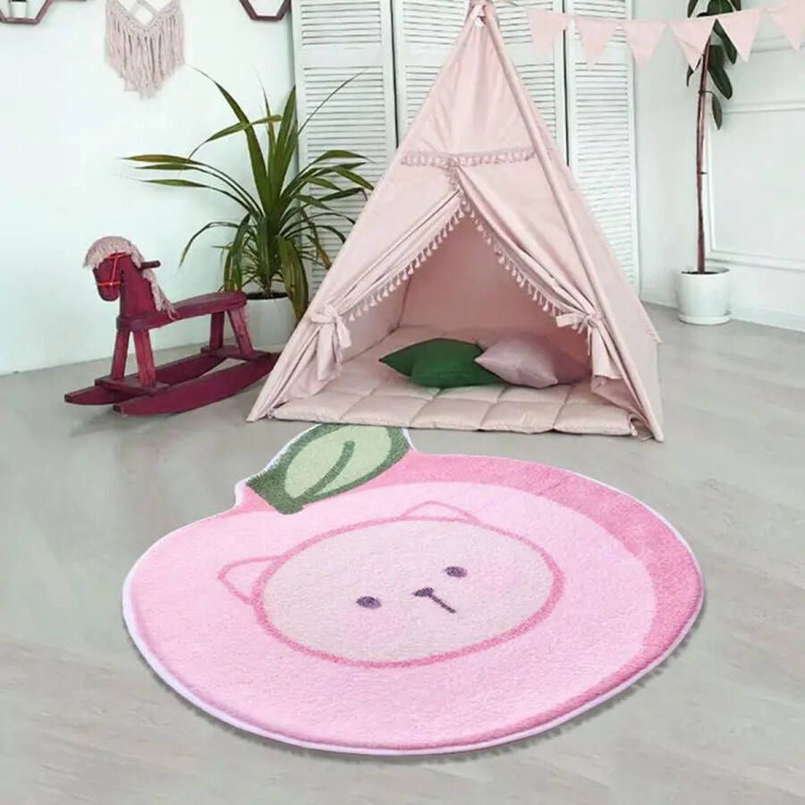 Mat Vloermat Lemon Vloerkleed Tapijt Kind Kinderkamer-Badkamers Badmat-Wasbaar Antislip-50*55cm
