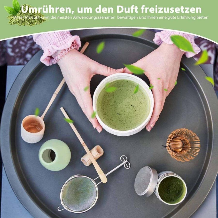 Matcha ceremonie set 5-delige matcha garde set van keramiek Japanse accessoires voor traditionele bereiding