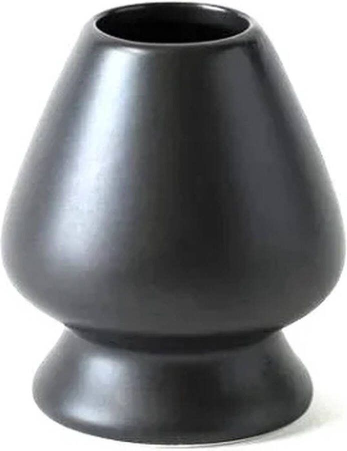 Theeje Matcha Chasen Houder -Black Edition Houder Matcha Theeklopper Matcha Klopper Houder Whisk Houder Mat Zwart