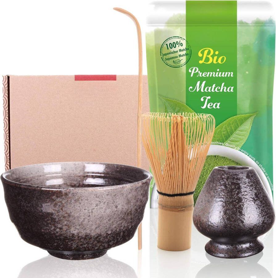 Matcha Klopper Set Matcha Whisk Bamboe Klopper Japanse Theeceremonie Kumo