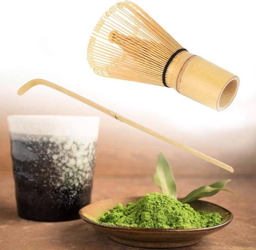 Matcha Making Set Traditionele Japanse Chasen Roerder Met Chashaku Scoop Matcha Thee Garde Duurzame Borstel Voorbereiding van Matcha Thee