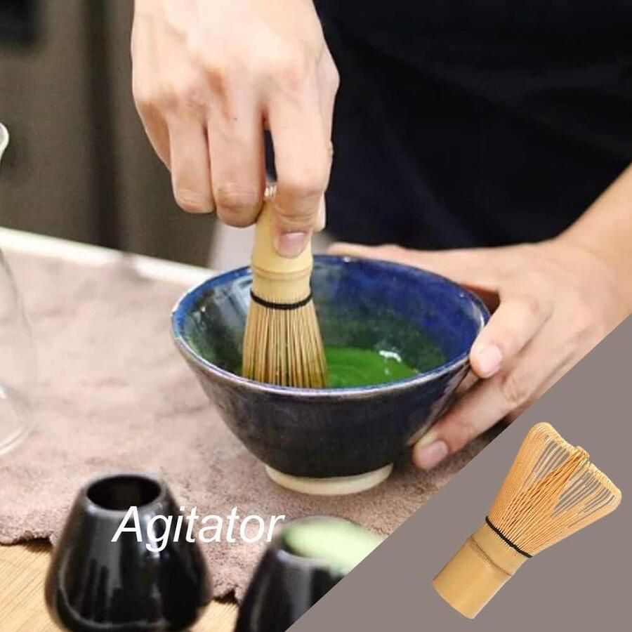 Matcha set Natuurlijke Bamboe Garde voor Matcha Thee Poeder Roeren