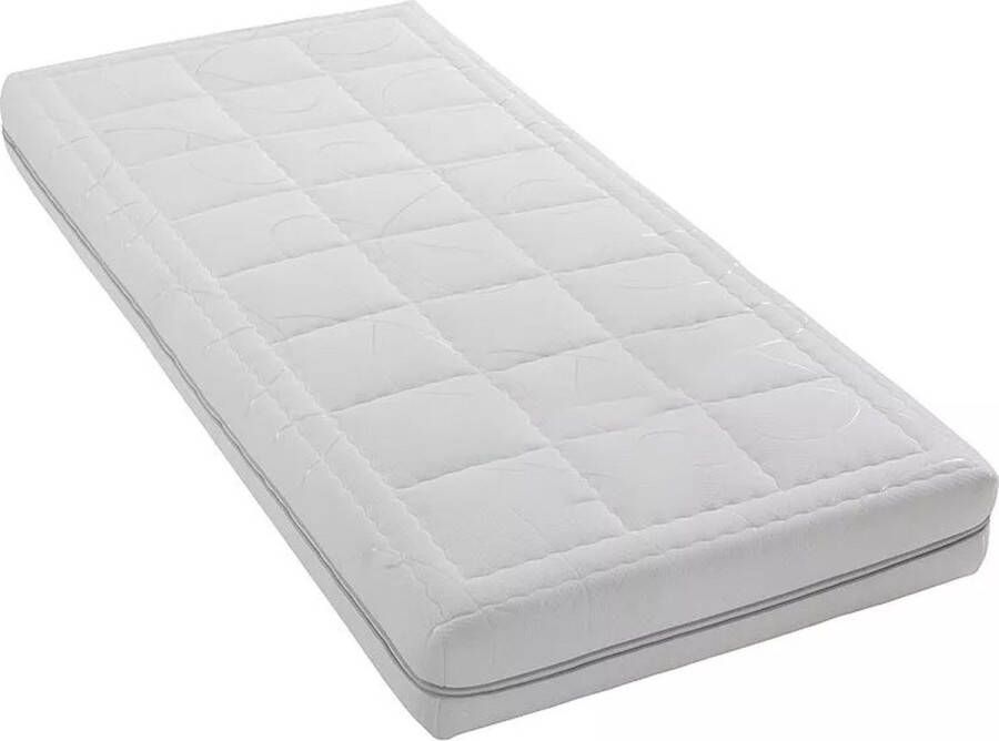 Matras Epsilon Wit Traagschuim 180x200cm Medium Hoogte 22 cm
