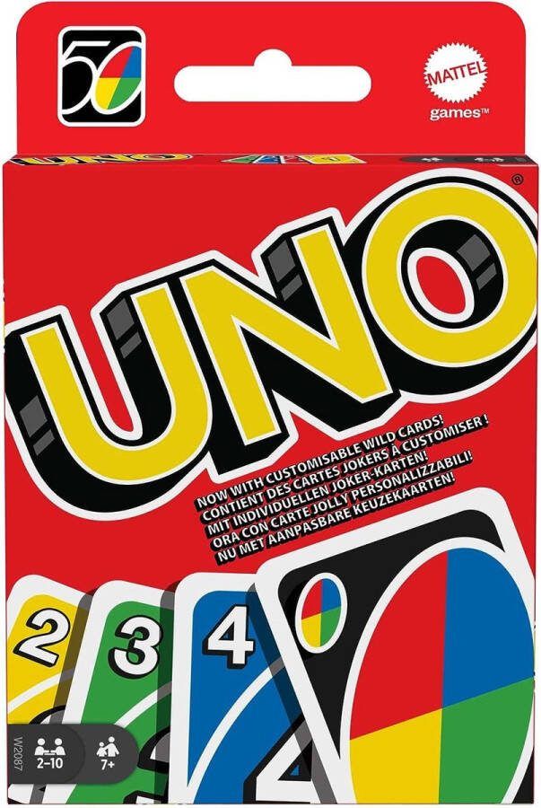 Mattel Games W2087 UNO kaartspel en bordspel geschikt voor 2 10 spelers kaartspel en bordspel vanaf 7 jaar