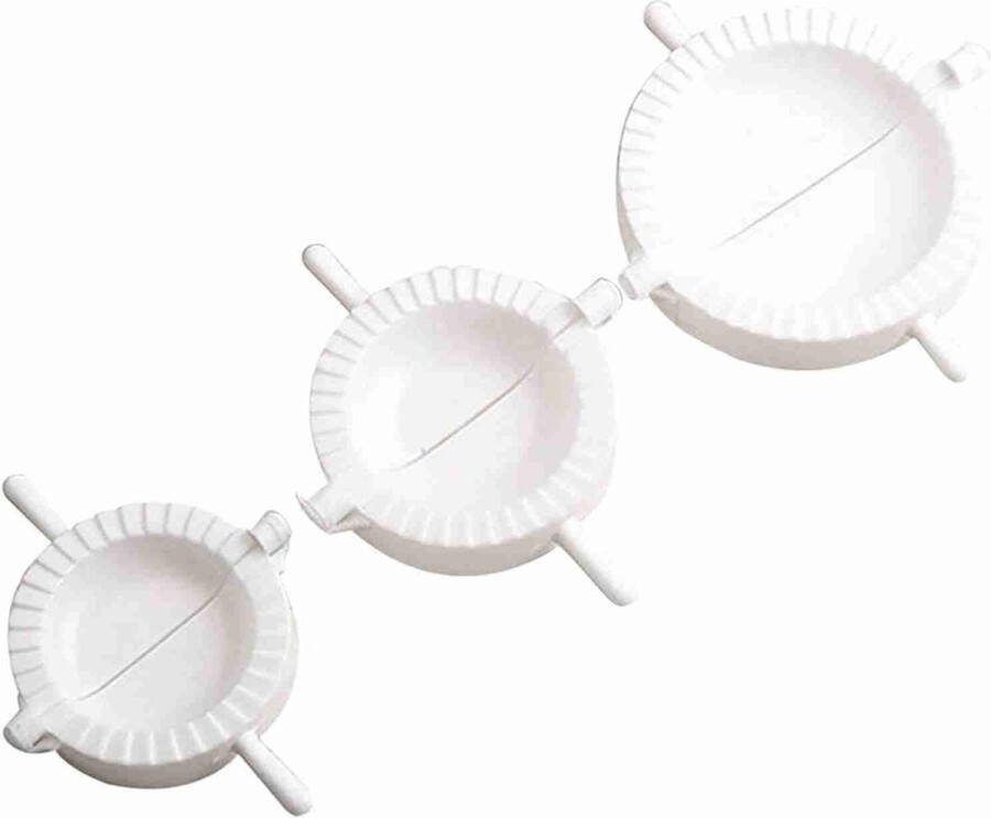 Maxenza Raviolimaker Dumpling Maker Pastei maker Kookgerei Deegsnijder Set van 3 Maten