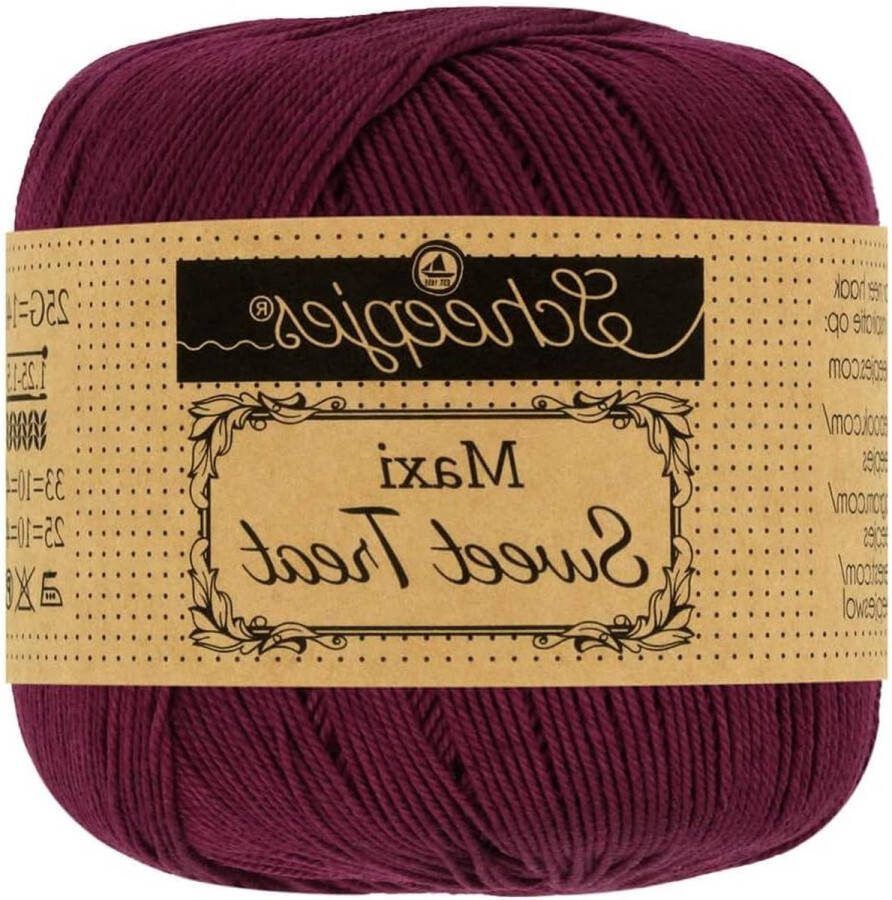 Maxi Sweet Treat 750 Bordeaux Garen Haakgaren 10x25g