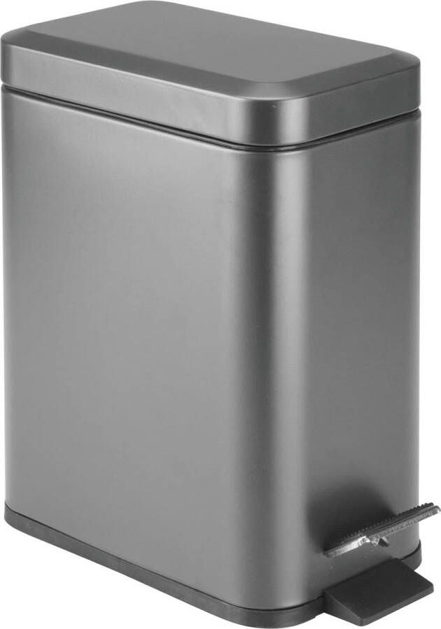 MDesign Metalen Hangmand Kleine Opbergmand voor Hal Slaapkamer en Andere Kamers Wandhouder voor Brieven Portemonnees Zonnebrillen of Badkameraccessoires Set van 2 Zilver