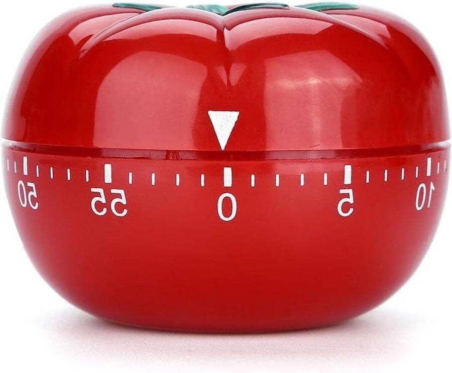 Mechanische Keukenwekker 60 Minuten Countdown Timer Cartoon Kookwekker Eierwekker voor Koken Bakken Rood 63 x 45 cm kookwekker digitaal
