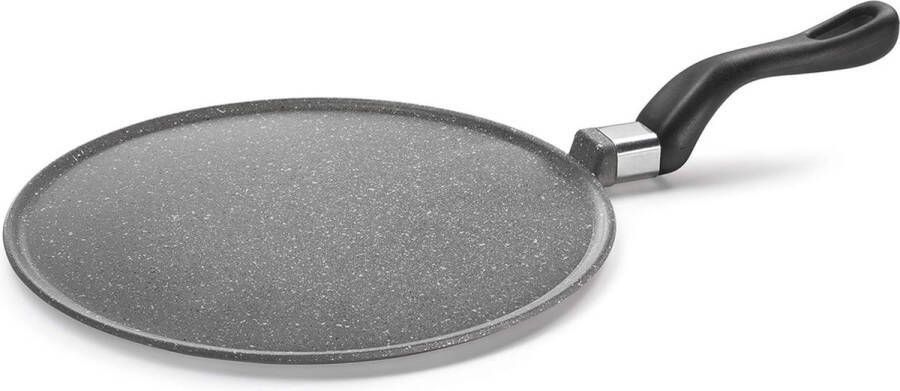 Meerlaagse crêpepan met antiaanbaklaag diameter 24 cm geschikt voor alle kookplaten (zonder inductie) 5 mm aluminium bodem 5 lagen krasbestendige coating