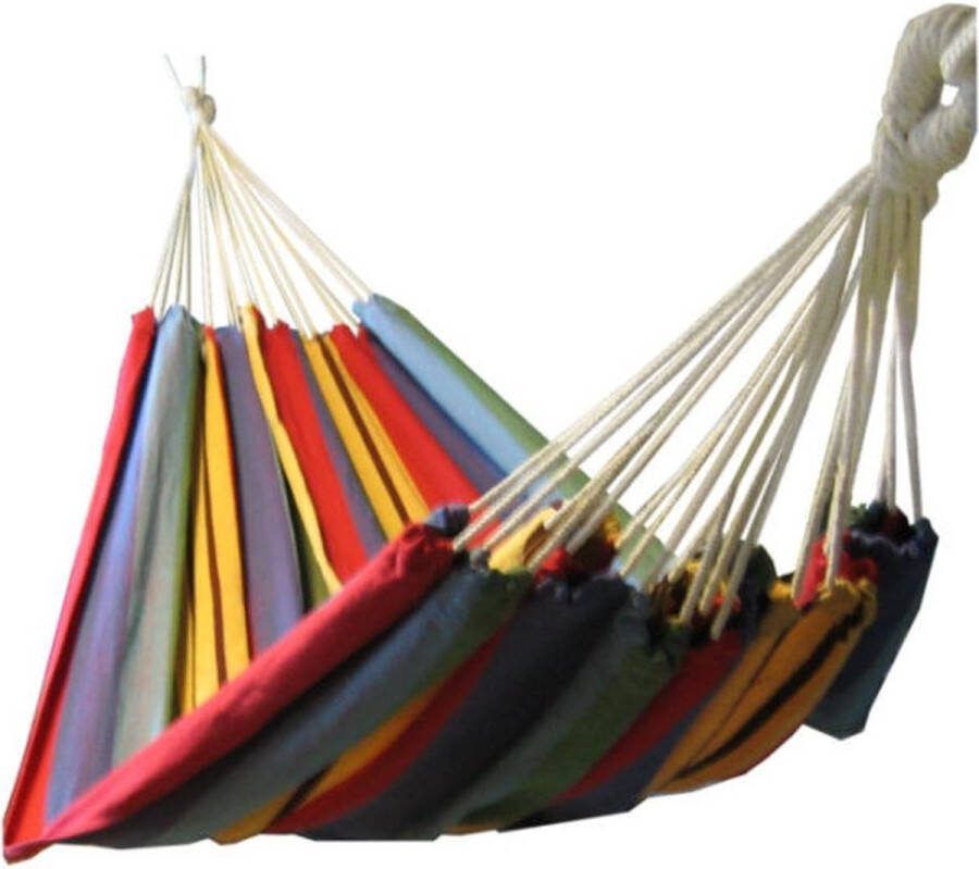 Meerpersoons hangmatten staafhangmatten hangstoelen en bevestigingsmateriaal verschillende modellen kleuren en maten