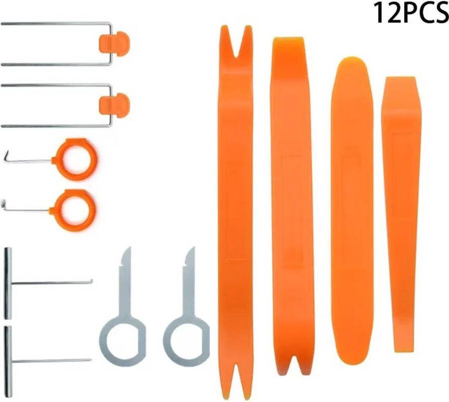 Meervoudige Auto Handgereedschap Auto Audio Demontage Tool Plastic Pry Bar Deurpaneel Demontage Wrik Paneel Interieur Clip Rocker Koevoet