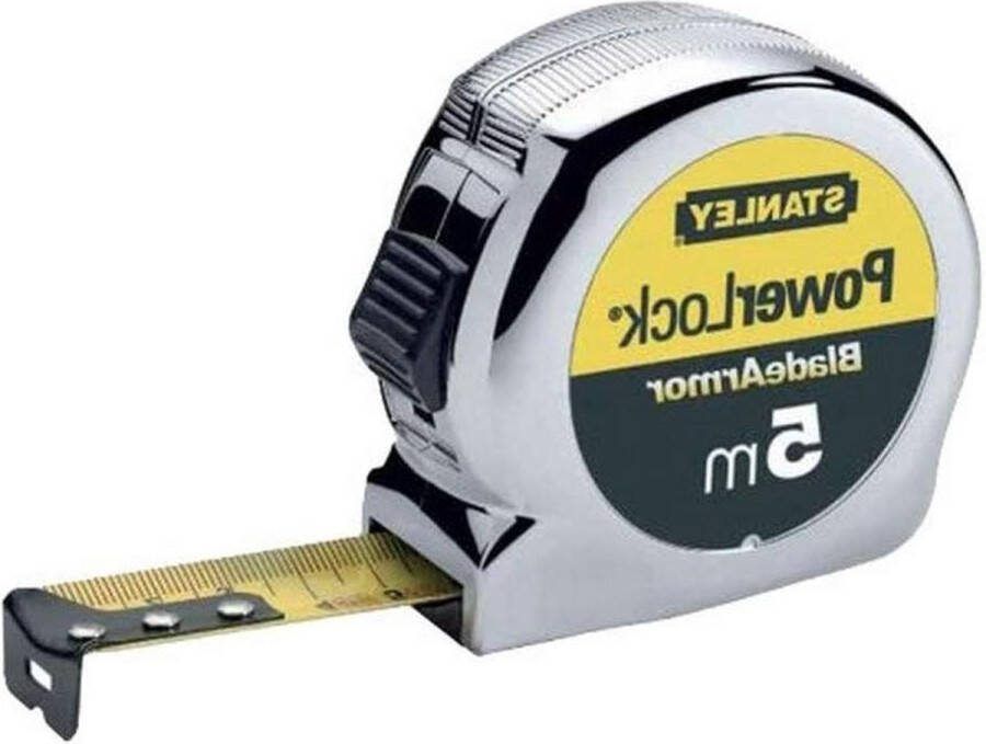 Meetlint 5 m plakband 25 mm met overtrek Blade Armor Powerlock Ultimate Duurzaamheid