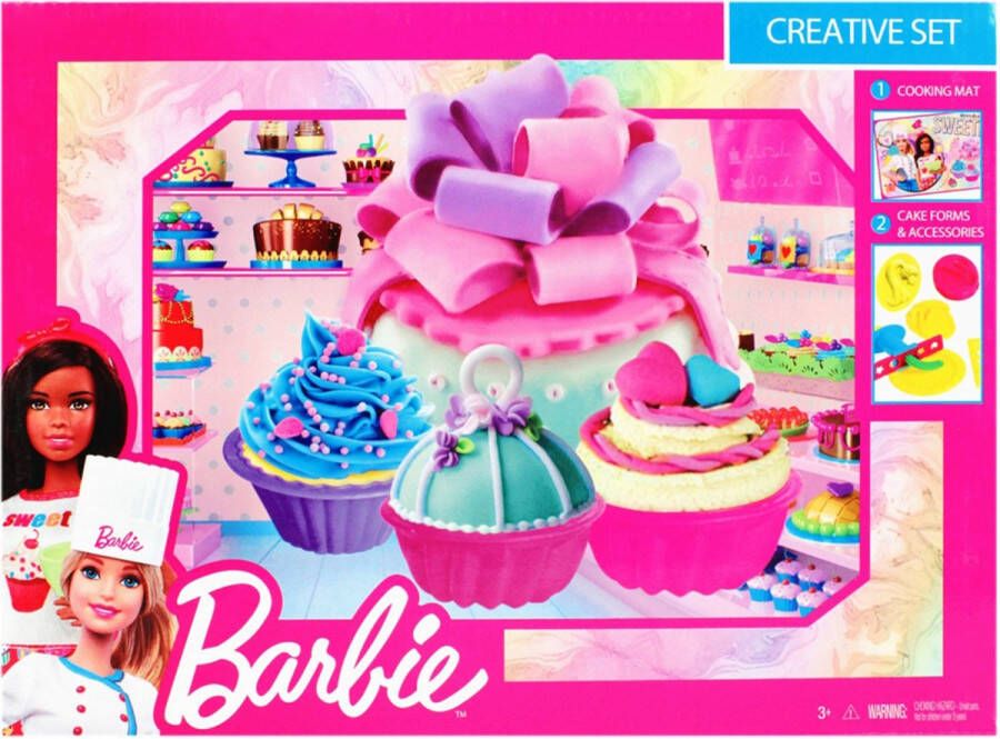 Mega Creative Barbie plastic deeg banketbakker Rollenspel voor vanaf 3 jaar