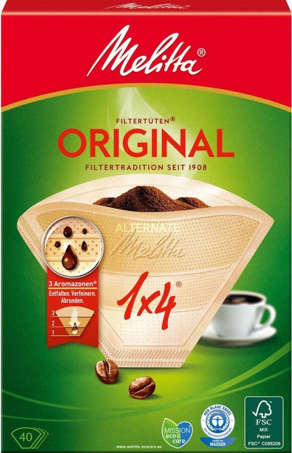 Melitta Koffiefilter 1x4 40 stuks