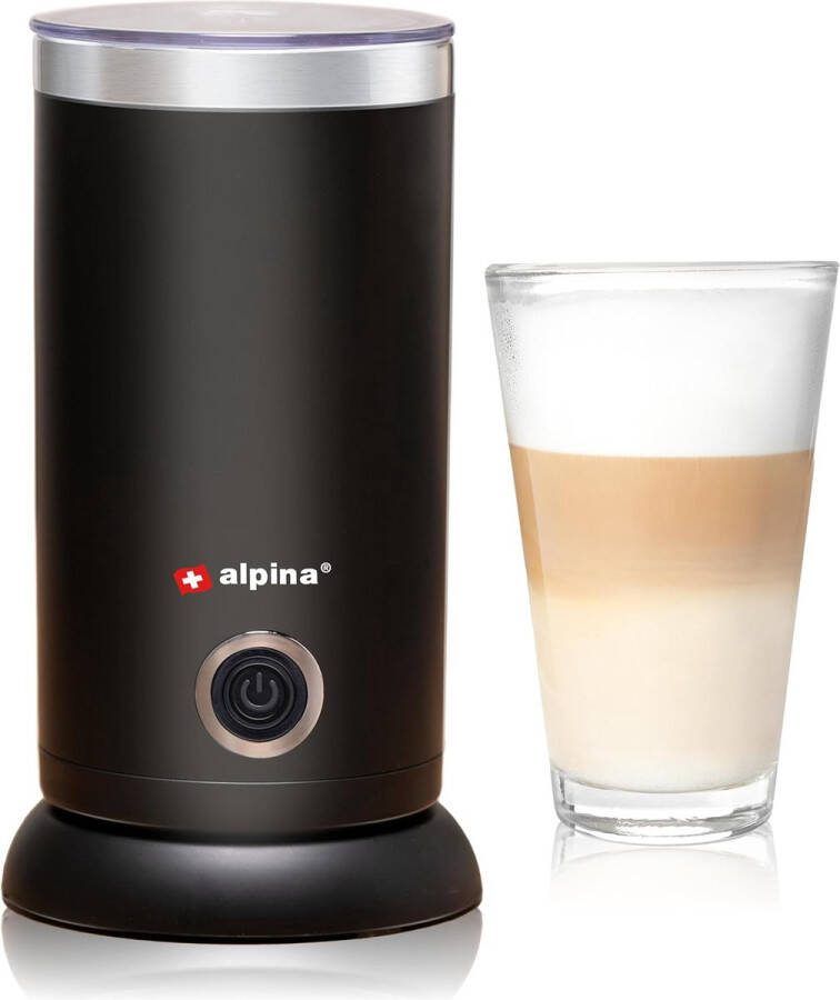 Melkopschuimer 230V 450W 3-in-1 Melkschuimer 300 ML Koude en Warme Melk Opschuimen Melk Verwarmen tot 65°C Anti-Aankoeklaag Zwart
