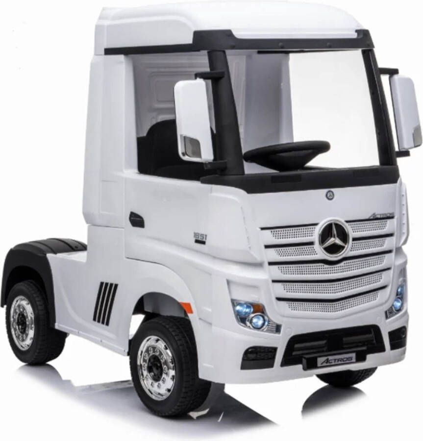Mercedes Benz Actros wit kinderauto kindervrachtauto vol opties widescreen en meer! Elektrische Kinderauto Met afstandsbediening